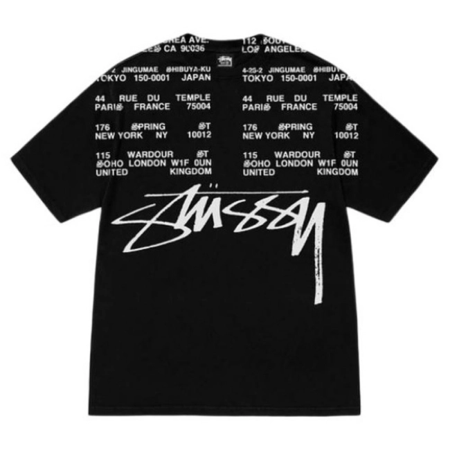 Stüssy Locations Pigment Dyed Tee