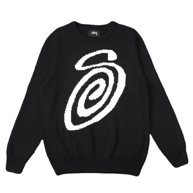 Stüssy S Logo Knitted Sweater