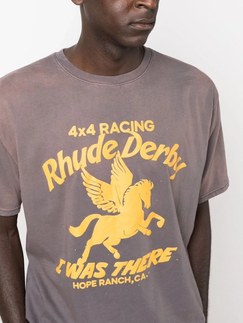 RHUDE Derby Logo T-Shirt