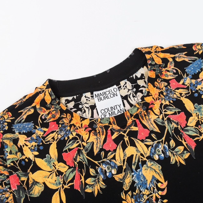 Marcelo Burlon Flowers Wings Regular T-Shirt