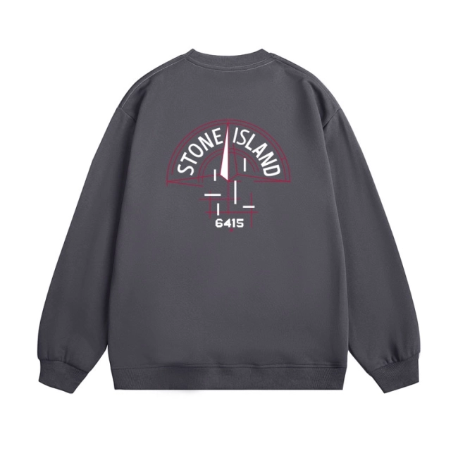 Island Classic Round Neck Long Sleeve Sweatshirt