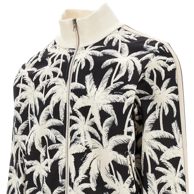 PALM ANGELS  All-over Palms motif track jacket