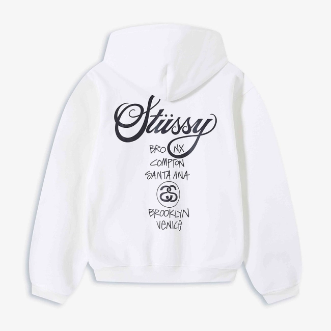 Stüssy World Tour Logo Hoodie