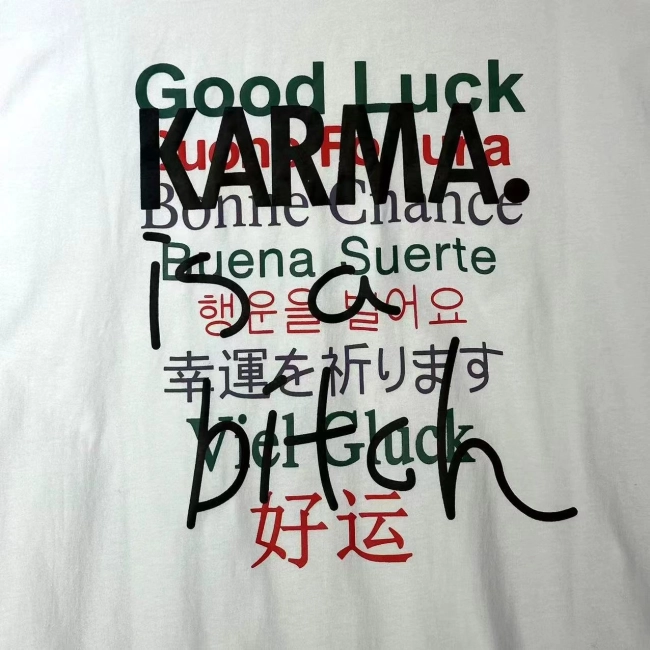 Vetements Good Luck Karma T-Shirt