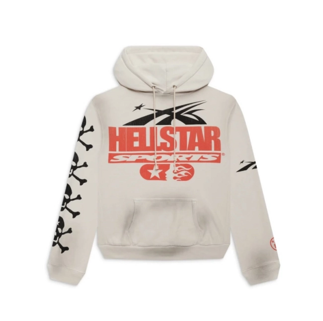 HELLSTAR If You Don&#039;t Like Us Beat Slogan Skull Hoodie