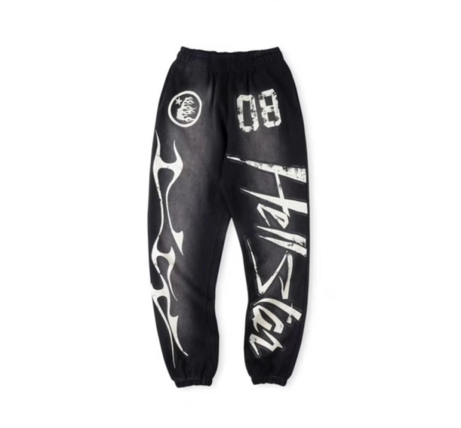 HELLSTAR Letter Print Jogger Pants