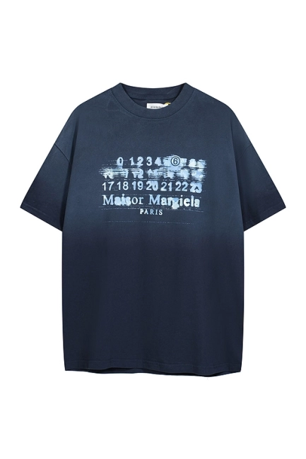 Maison Margiela Distressed Logo Print T-shirt