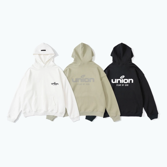 Fear of God x Union 30th Anniversary Logo Fleece Hoodie