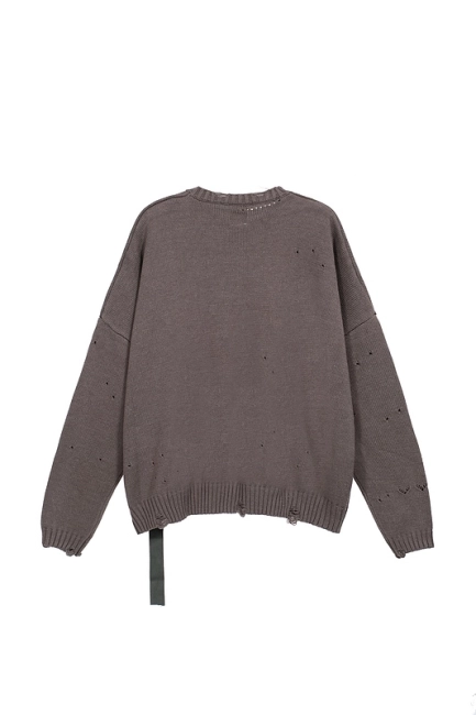 Undermycar Distressed Crewneck Sweater