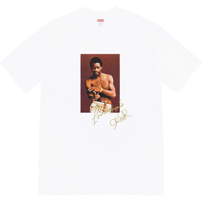 Supreme 22SS Al Green Tee Soul Singer Photo Short Sleeve T-Shirt