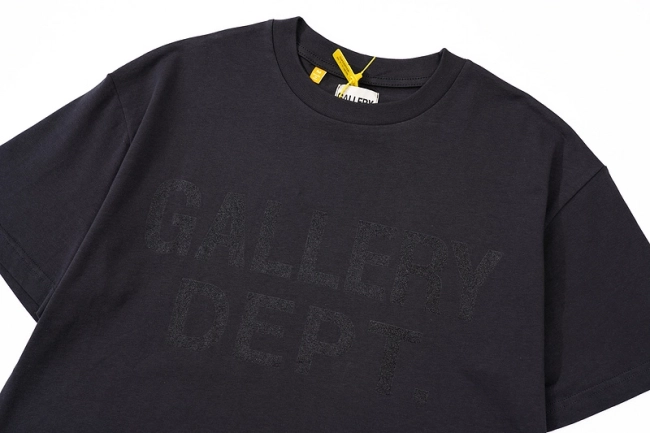 GALLERY DEPT. Black Glitter Logo Tee