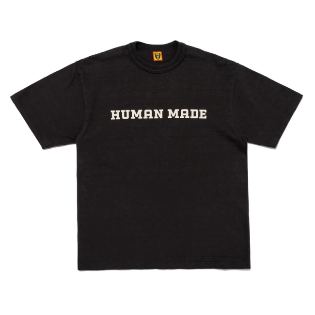 Human Made Classic English Logo Tiger Back Print T-Shirt