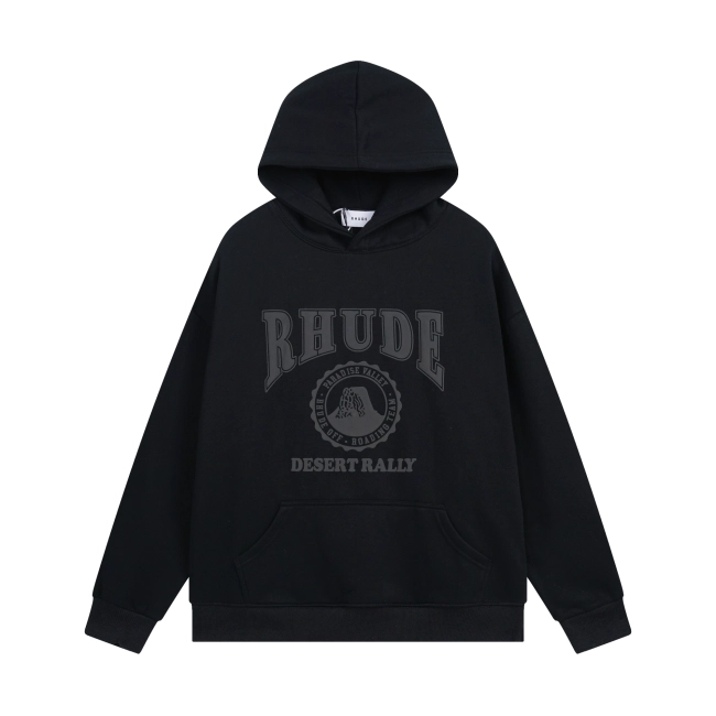 Rhude CROPPED DESERT VALLEY HOODIE