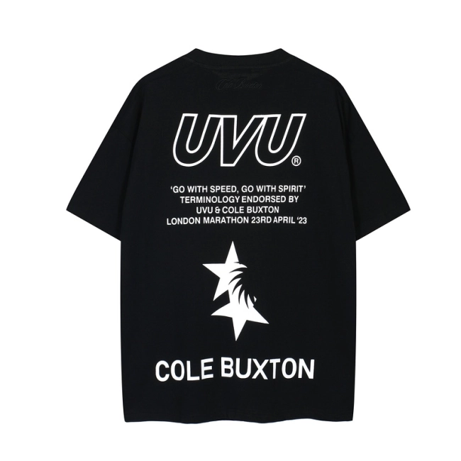 Cole Buxton Cole Buxton x UVU Slogan Logo Printed Short Sleeve T-shirt