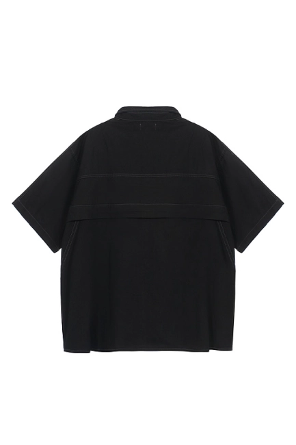 Far archive Heavy Work Turn-down Collar Double Pocket Shirt