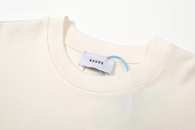 RHUDE Spring Summer Slogan Logo T-Shirt