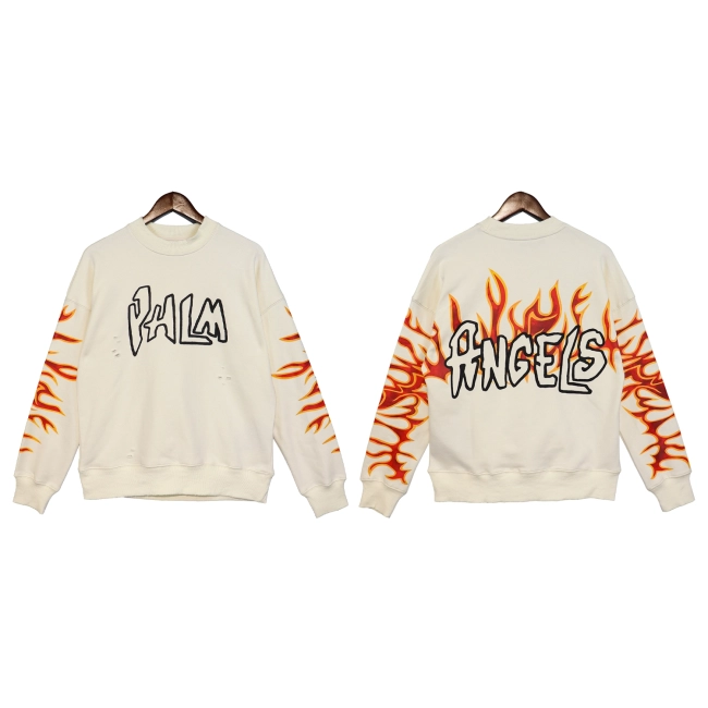 Palm Angels Flame Print Sweatshirt