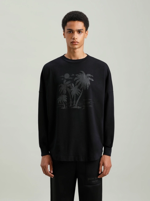 Palm Angels x Team Wang Palm Trees L/S T-Shirt