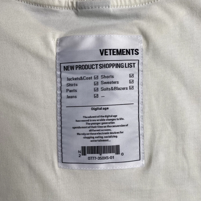 Vetements T-shirt