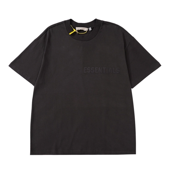 Fear of God Logo Flocking Short Sleeve T-Shirt