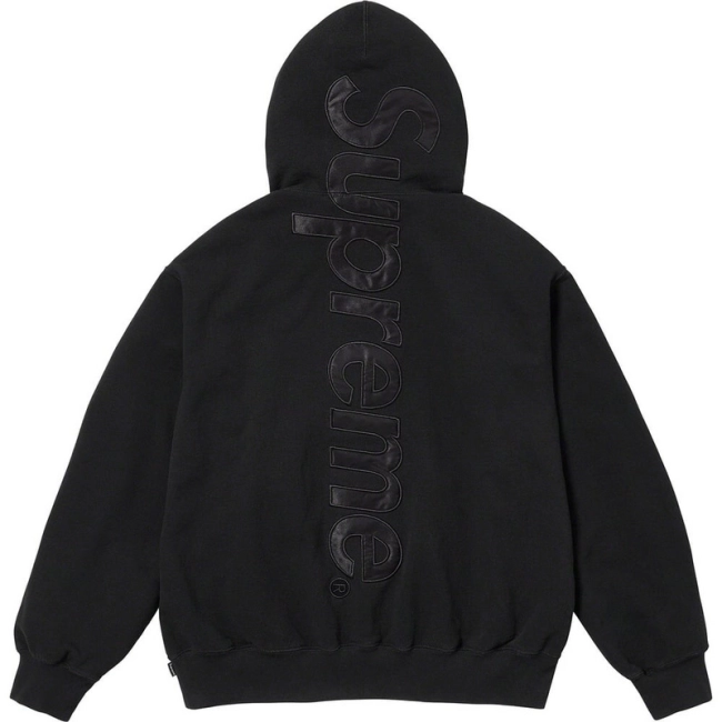 Supreme SATIN APPLIQUE HOODIE