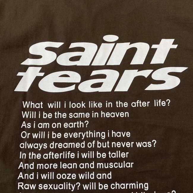 Saint Michael Denim Tears YES T-Shirt