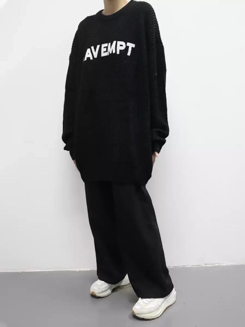 LIFE CAVEMPT CE New Patch Sweater