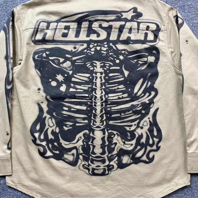 HELLSTAR Airbrushed Bones Longsleeve T-shirt