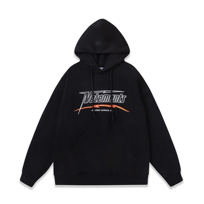 Vetements Fashion Inc. Express Print Autumn Winter Fleece Hoodie