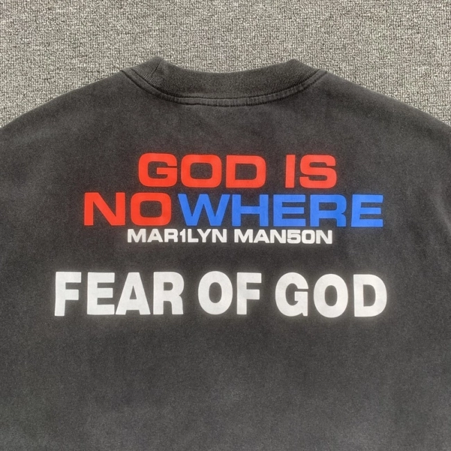 Fear of God ESSENTIALS Marilyn Manson T-shirt