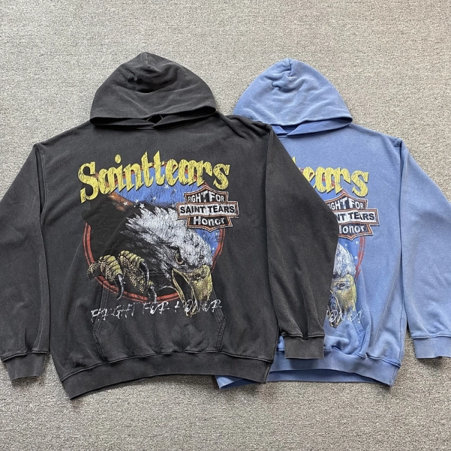 Saint Michael Tears Hoodie