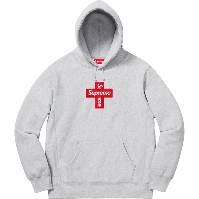 Supreme 20FW Cross Box Logo Hooded Sweatshirt