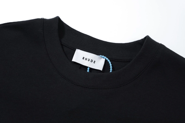 RHUDE Beach Vacation Slogan Logo T-Shirt