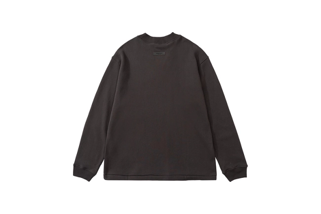 Fear of God Logo Flocking Crewneck Sweatshirt