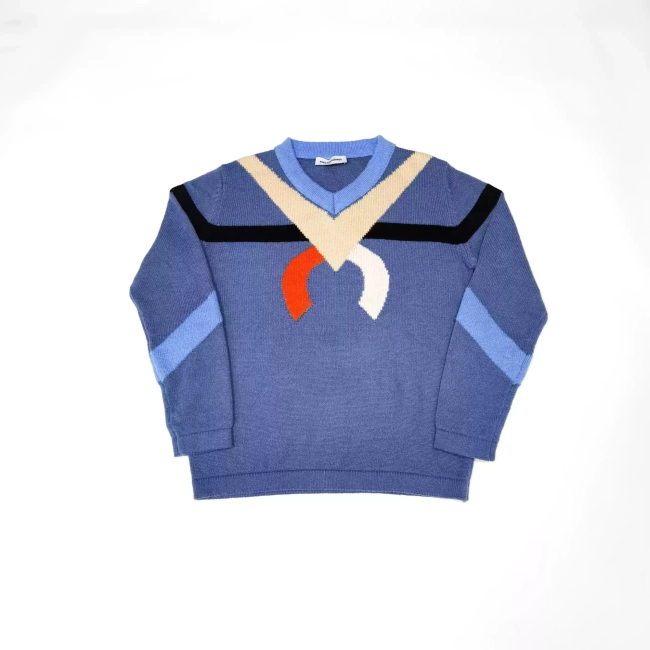 Kiko kostadinov V-neck OS pullover sweater