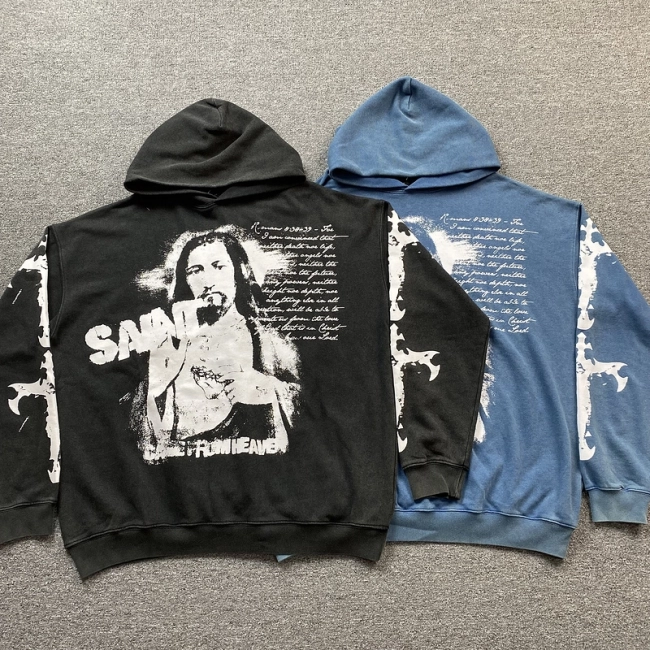 Saint Michael Tears Hoodie