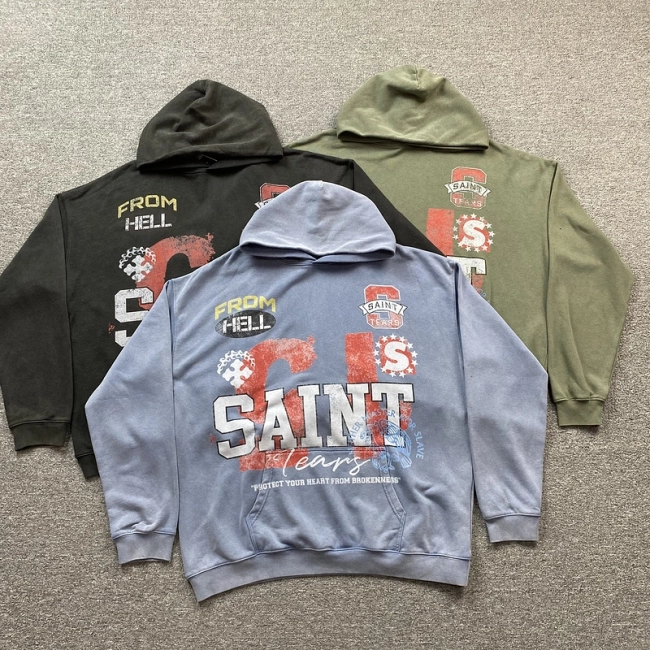 Saint Michael Tears Hoodie