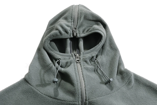 Grailz Korean Niche Functional Fleece Hooded Zip Jacket