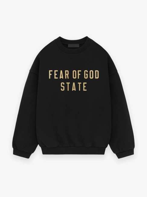 Fear of God Essentials Letter Print Crewneck Sweatshirt