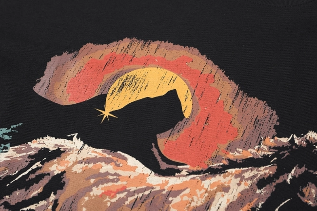 RHUDE Wild Horse Sunset Logo T-Shirt