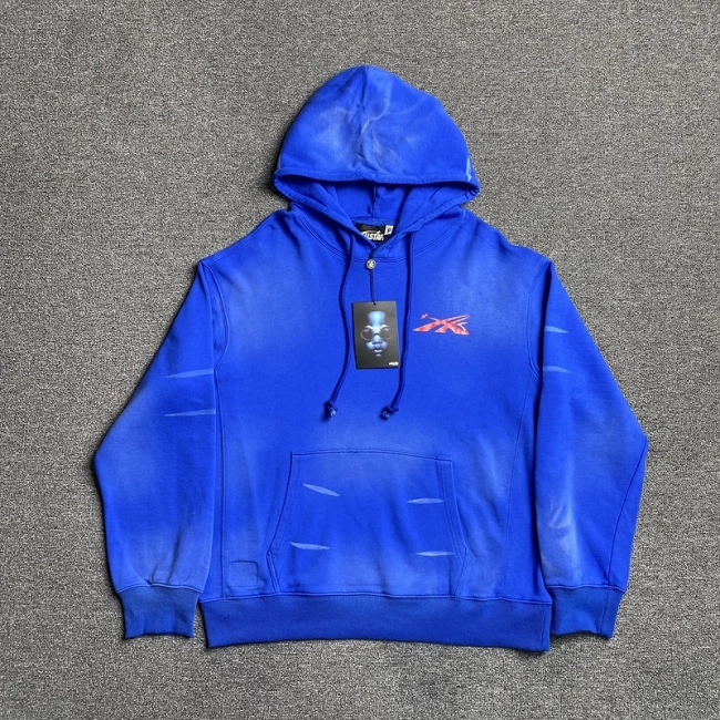 HELLSTAR Sports Gel Blue Hoodie