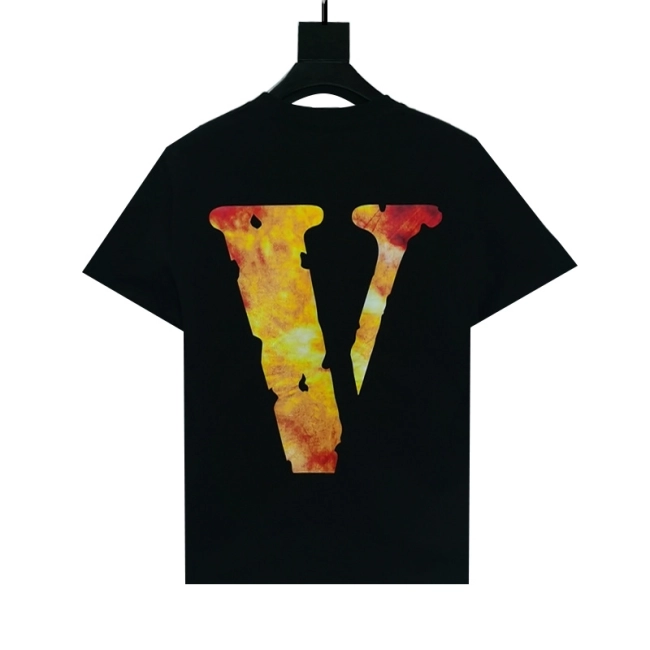 VLONE Friends White Orange Tie-dye T-shirt