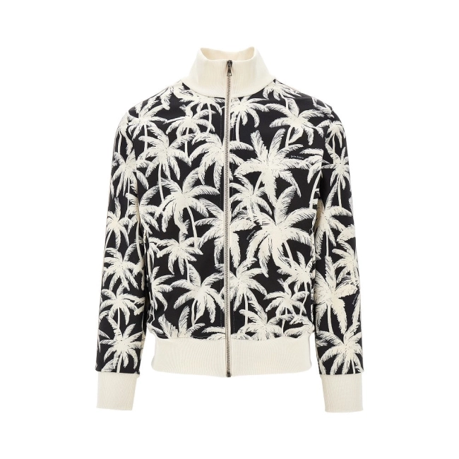 PALM ANGELS  All-over Palms motif track jacket