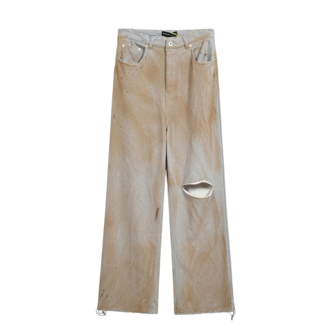 Grailz Dyed Distressed Loose Sweatpants