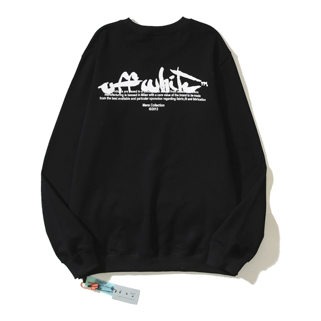 Off-White  Paint Script Logo Sweatshirt