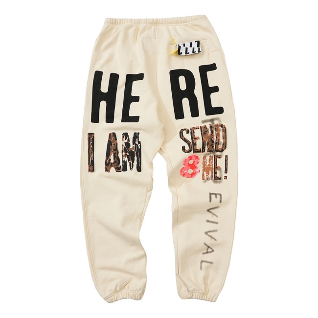 Fear of God Collaborative Letter Print Sweatpants