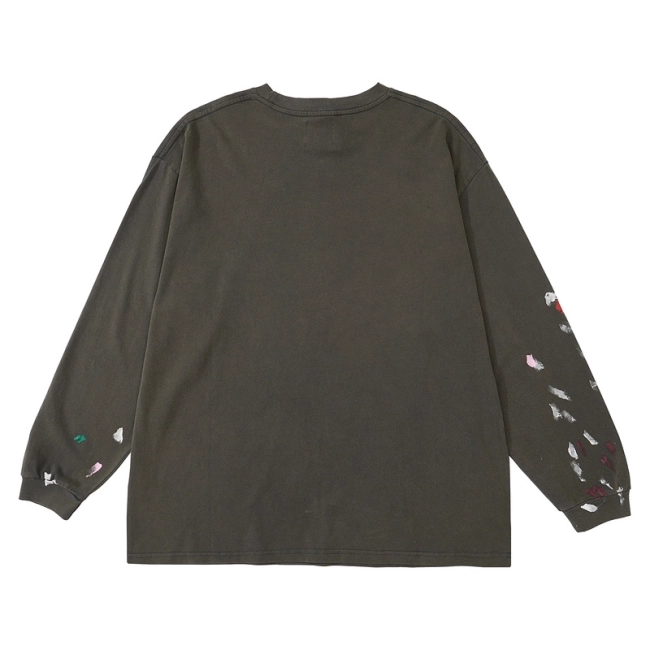 GALLERY DEPT. Hand-painted Splatter Print Long Sleeve Tee