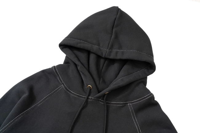 OUR LEGACY Yin Yang Work Shop Letter Fleece Hoodie