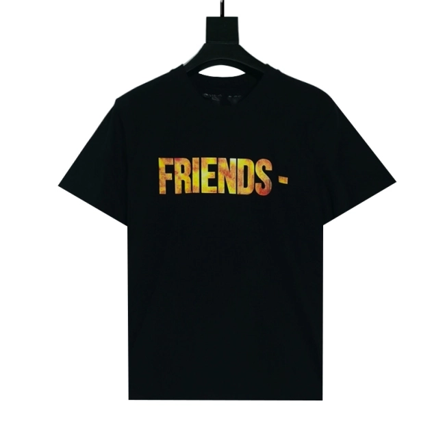 VLONE Friends White Orange Tie-dye T-shirt