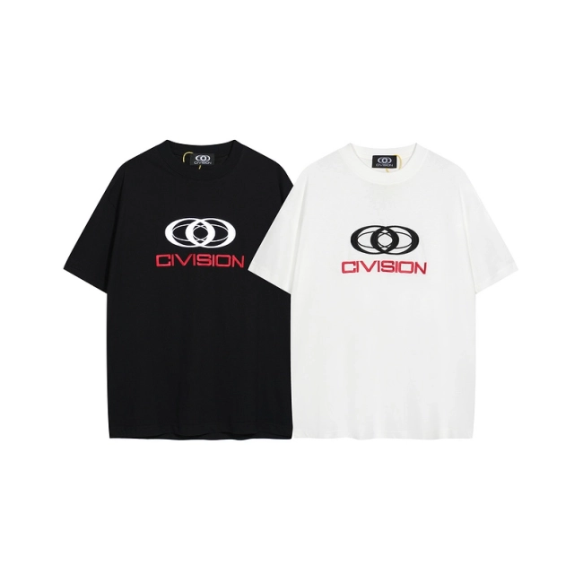 Civision by CSC Embroidered Logo Patch Short Sleeve T-shirt